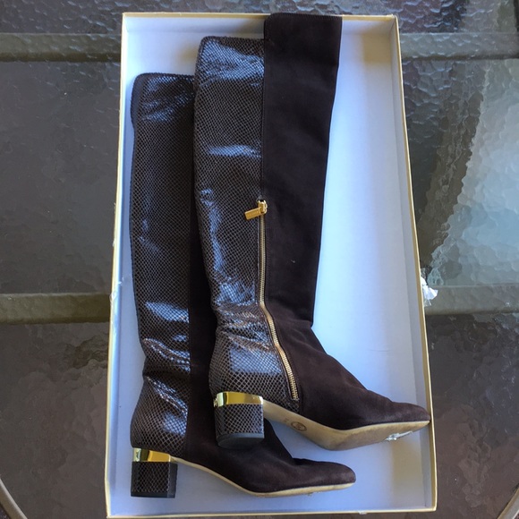 MICHAEL KORS KNEE HIGH BOOTS - Picture 1 of 4
